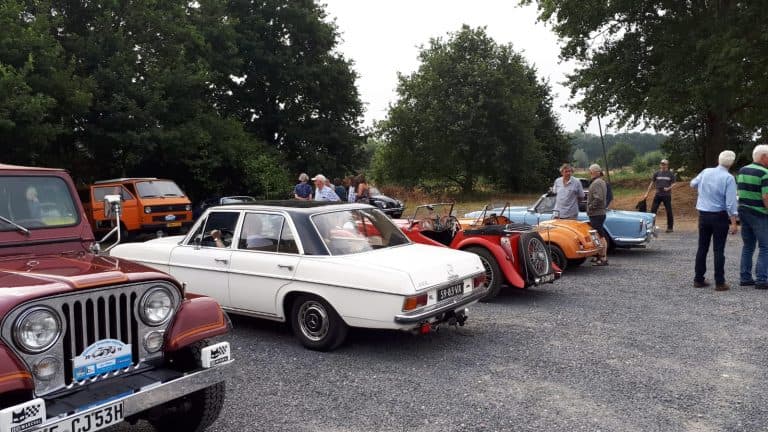 SPCN rit met klassieke Studebakers en Packards
