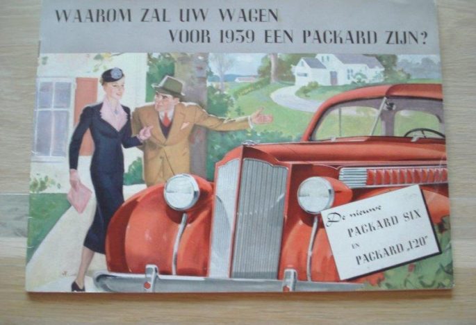 Te koop: diverse documentatie Packard